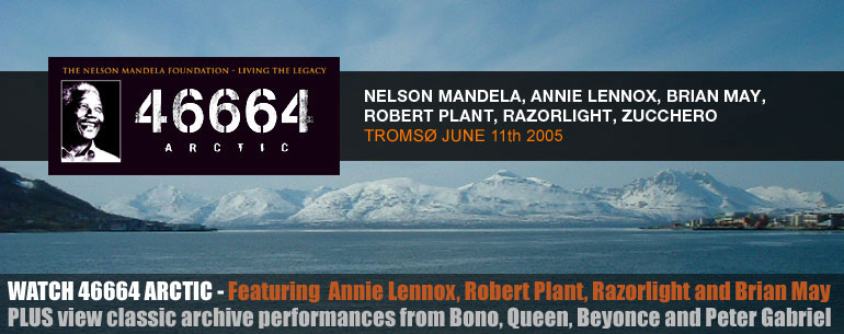 Concert 46664 à Tromso en Norvège
